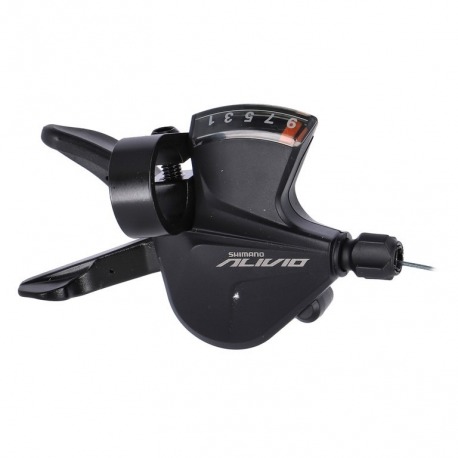 Shimano Alivio SLM3100R manette 9 vitesses, droite, 2050mm, Rapidfire, noir/argent