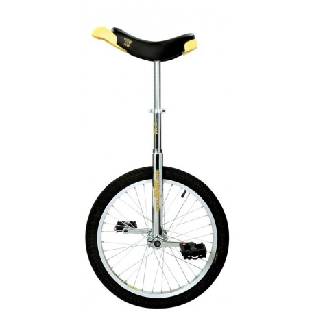 Roue mono QU-AX 20" Luxus chrome 1002 avec jantes en aluminium