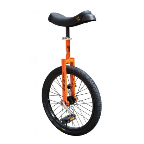QU-AX Luxus monoroue 20" jante alu orange cache noir