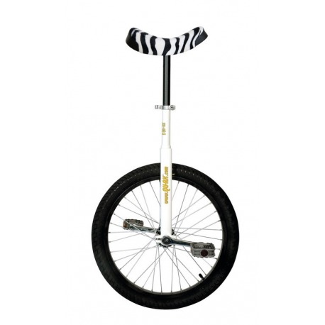 Monoroue QU-AX20"Jante Luxus Aluminium 20" siège zébré blanc