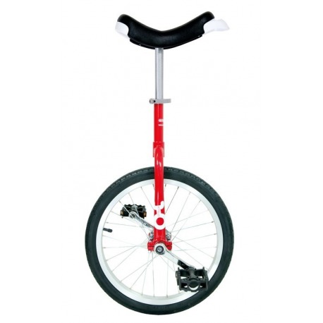 Roue monoroue OnlyOne 18" rouge Jante aluminium cache noir