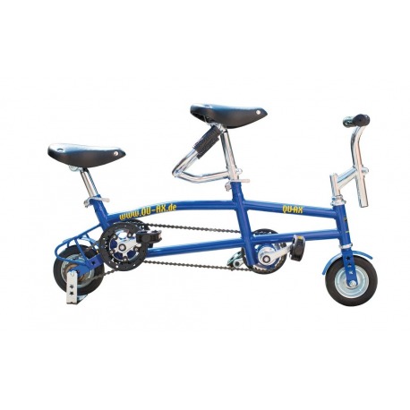 Mini Tandem QU-AX 6" bleu