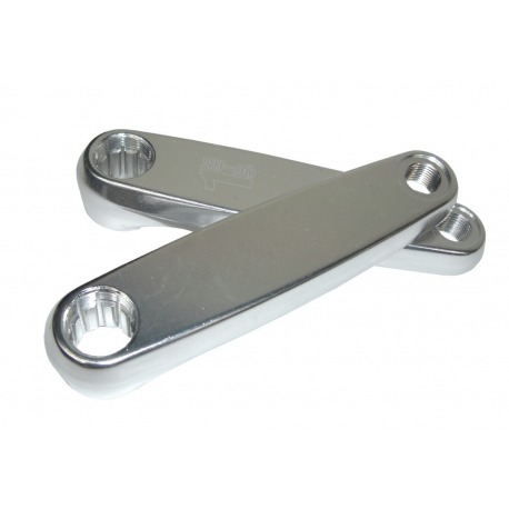Manivelle ISIS pour monoroue 125 mm alu la paire