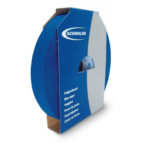 Rouleau de bande de pneu en tissu Schwalbe avec autocollant de 50 mètres x 15 mm
