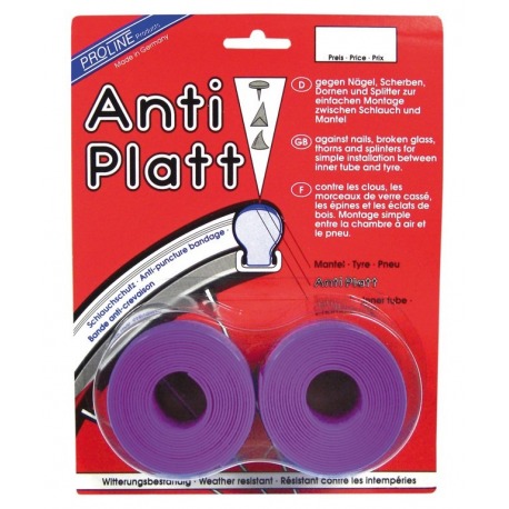 Bande anti-crevaison par paire 57/60-622 violet 29"