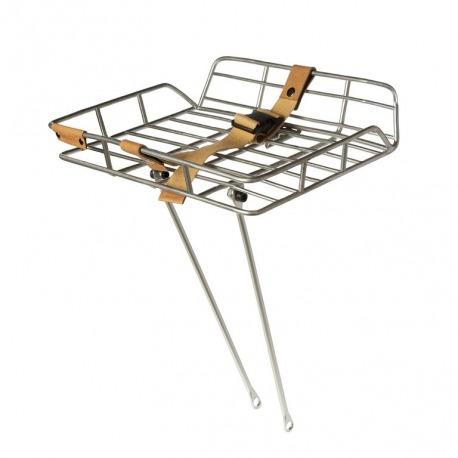 Porte-bagages Basil Portland pour RD Alu naturel 26-28" avec base