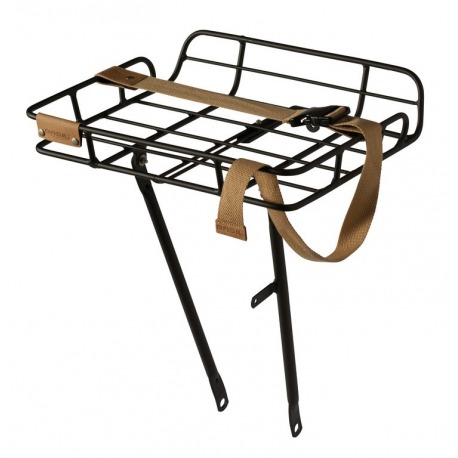 Basil Portland Porte-bagages pour RD Alu noir 26-28" avec bases, avec rebords