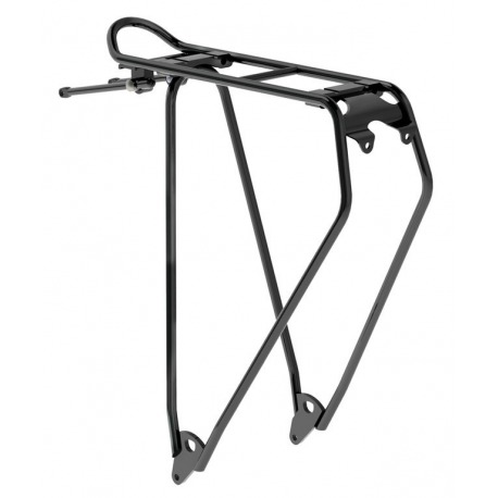 Racktime Standit Lite 28" porte-bagages noir, anodisé dur, 450 grammes
