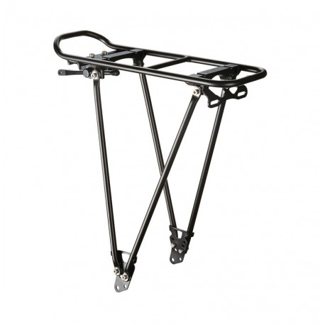 Porte-bagages système Racktime Foldit Adj. noir, 24-29", Alu, env. 752g