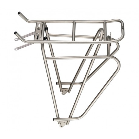Porte-bagages Tubus Cosmo en acier inoxydable, 26-28"