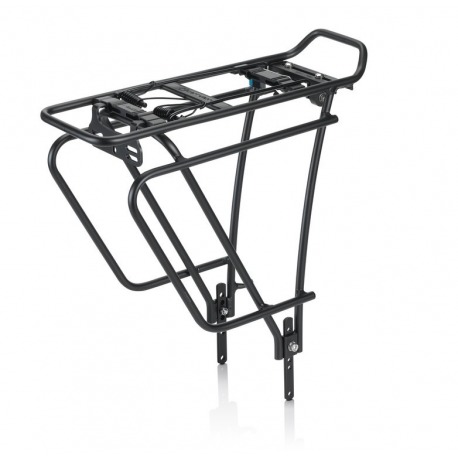 Système de porte-bagages XLC-Alu RP-R11 noir, 26"-28" avec anneau de sacoche