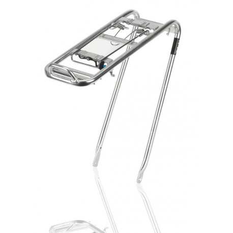 Système de porte-bagages en aluminium chromé XLC, rétro, 26/28"