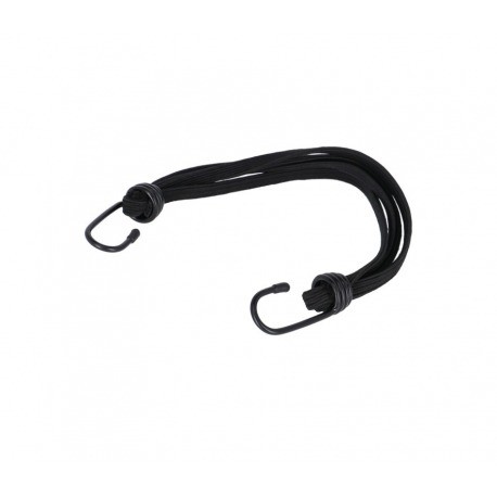 XLC Sangle de serrage quadruple avec 2 crochets 10 mm x 450/650 mm, noir