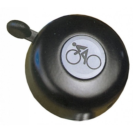 Sonnette de sécurité Reich en aluminium noir Ø 55 mm dans un emballage SB