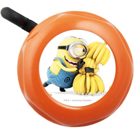 Cloche Minion orange, avec motif, Ø 55mm