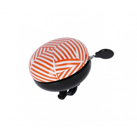 XLC Sonnette 'Mingun' DD-M09 Bandes Ø83mm orange/blanc