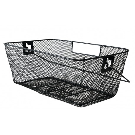 Panier RT pour sac 46x27x18cm, noir, maille étroite