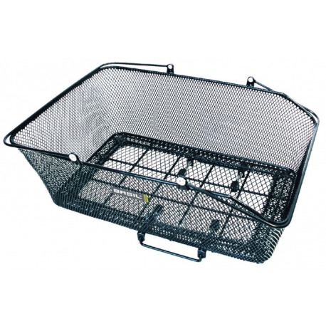 RT Basil California panier 51x27 cm, maille étroite, noir