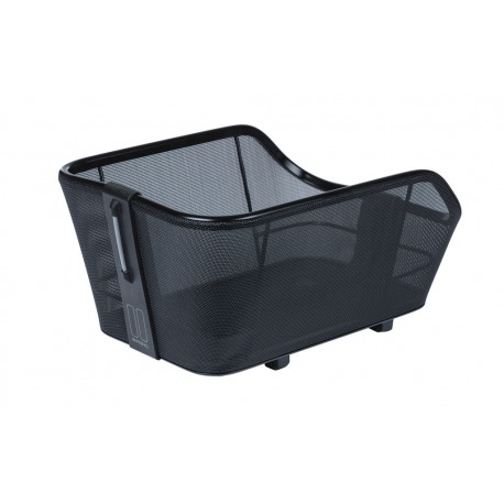 Panier arrière Basil Cento WSL 46x34x25,5cm, noir, maille étroite