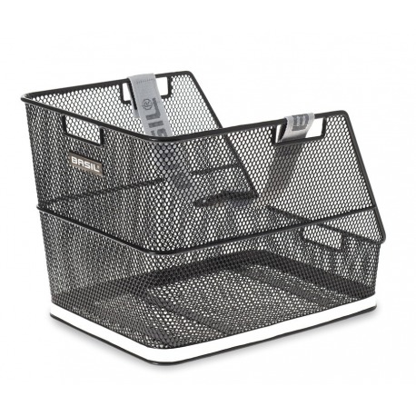 Panier RT Basil Class p. sac 40x24x21cm, noir, maille étroite