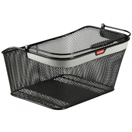 Basket-RT Klickfix Citymax Refl. GTA 40x20x30cm , noir, maille serrée