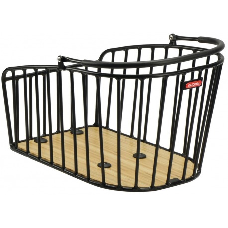 Panier arrière KLICKfix Alumino GT noir 42x28x25cm, avec clip 21 litres