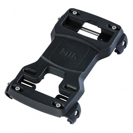 Plaque porte-bagages Basil Mik noir pour porte-bagages 80-150 mm