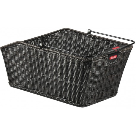 Panier arrière KLICKfix StructuraGT noir 44x24x20cm, tissé, avec clip 18 litres