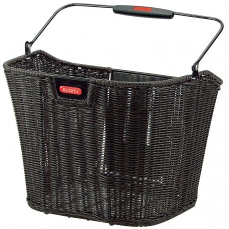 Panier pour le RD Klickfix noir tissé, sans adaptateur, 16 litres