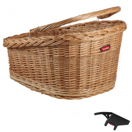 Panier en osier-TR GT Klickfix 47x37x26 cm, marron, avec clip