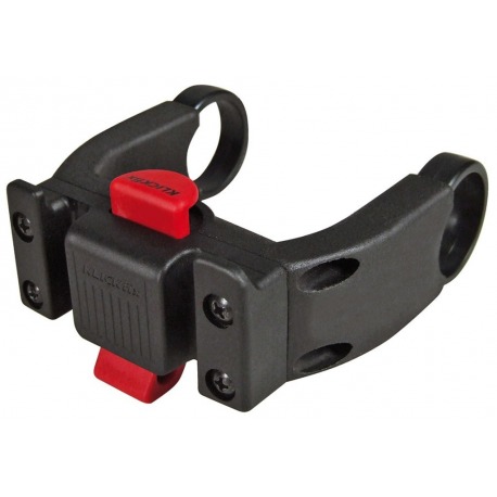 Adaptateur de guidon E Klickfix noir, compatible avec les écrans E-Bike