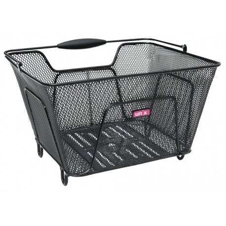 Panier arrière Un`x Reano Universal 41x30x21cm, noir, maille étroite