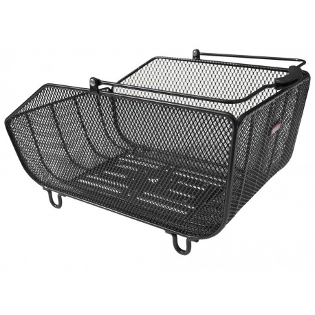 Panier arrière Un`x Arminio Universal 44x28x20cm, noir, maille étroite
