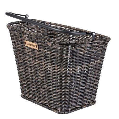 Panier-RD Basil Bremen look osier 27x35x29cm, marron, osier, sans support