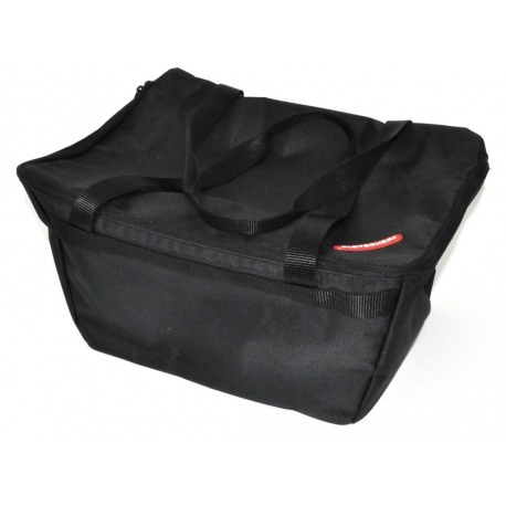 Sac élégant p. panier derrière Pletscher 30x22x20cm, noir