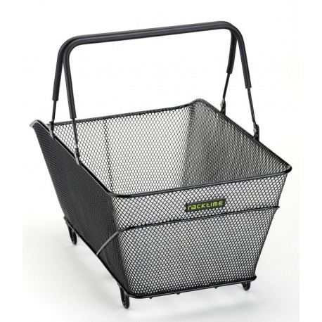 Racktime Baskit Système de panier de coffre 28 l noir avec adaptateur Snapit