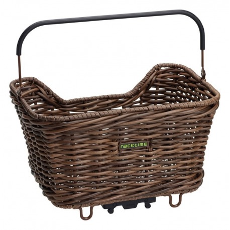 Système de panier Racktime Baskit Willow 20l noir avec adaptateur Snapit