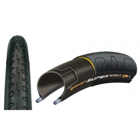 Pneu à rayons Continental Super Sport Plus 28" 700x23C 23-622 noir