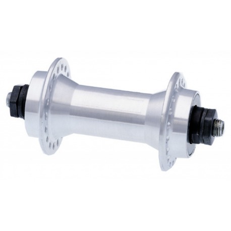 Moyeu de roue avant, aluminium avec axe fixe M 9X1, 36 trous