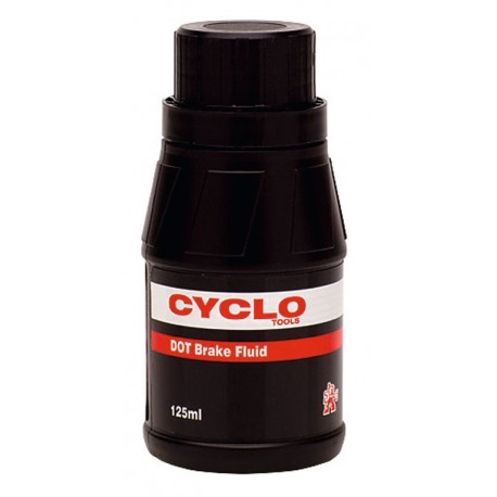 Liquide de frein Cycle DOT 5.1 pour freins à disque hydrauliques, bouteille 125m