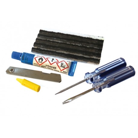 Kit de réparation Tubeless Weldtite pour Tubeless avec outil