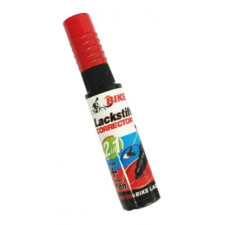 Stylo de réparation de peinture Bikefit 2en1 12ml Argent