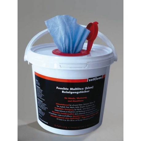 chiffons de nettoyage humides, seau donneur Wiper Bowl (jusqu'à 72 chiffons Multitex)