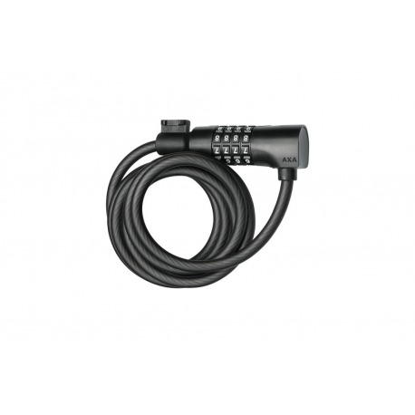 Câble antivol AXA Resolute 180/8 Code longueur 180cm Ø8mm noir