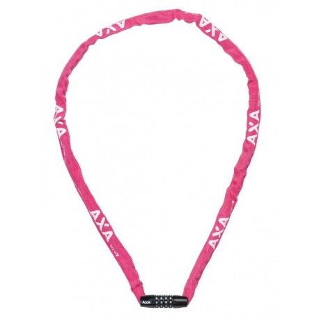 Antivol Axa Rigid RCC 120 Longueur 120cm, 3.5x3.5 rose