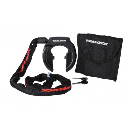 Antivol de cadre Trelock Combi RS 351/ZR 355, POC, noir, AZ, 100/6