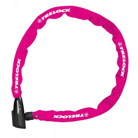 Chaîne antivol Trelock 60cm, Ø 4mm BC 115/60/4, rose, sans support