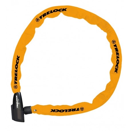 Chaîne antivol Trelock 60cm, Ø 4mm BC 115/60/4, orange, sans support