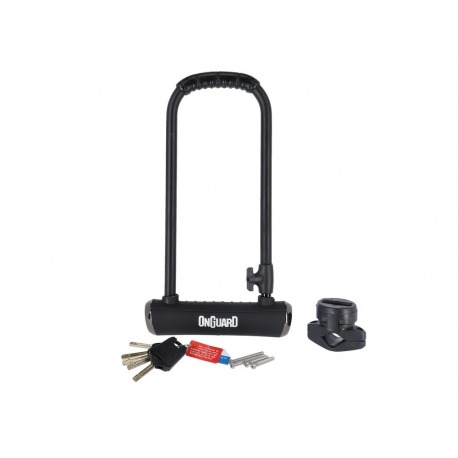Antivol U Onguard Pitbull LS 8002X 115 x 292mm, Ø 14mm, avec support