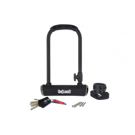 Antivol U Onguard Pitbull STD 8003X 115 x 230mm, Ø 14mm, avec support